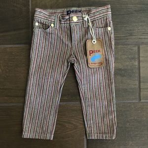 Peek Striped Twill Jeans